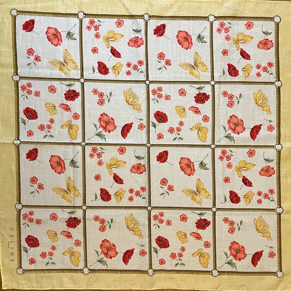 Celine Cotton Scarf / Handkerchief - Picture 1 of 3